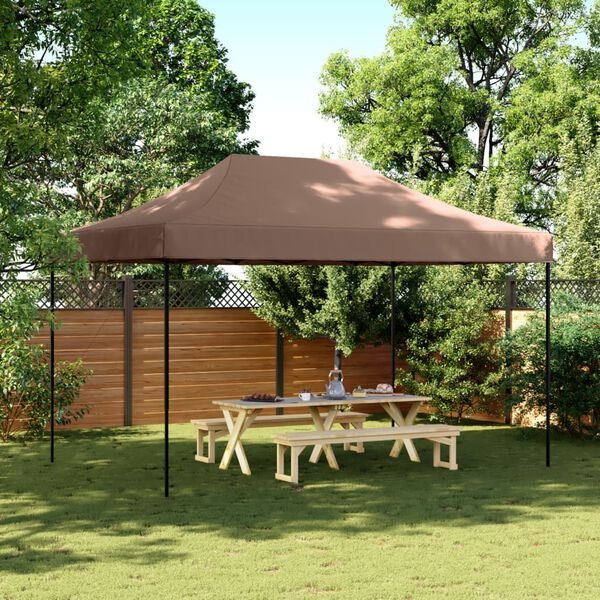 VidaXL Partytent Pop-up 440x292x315 cm Bruin - NU 55% KORTING!