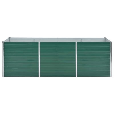 VidaXL Verhoogde Plantenbak 240x80x77cm Groen - 46% KORTING!