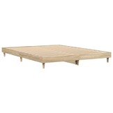 vidaXL Bedframe Sonoma Eikenhout 140x200 cm | 55% Korting | Retourdeal!