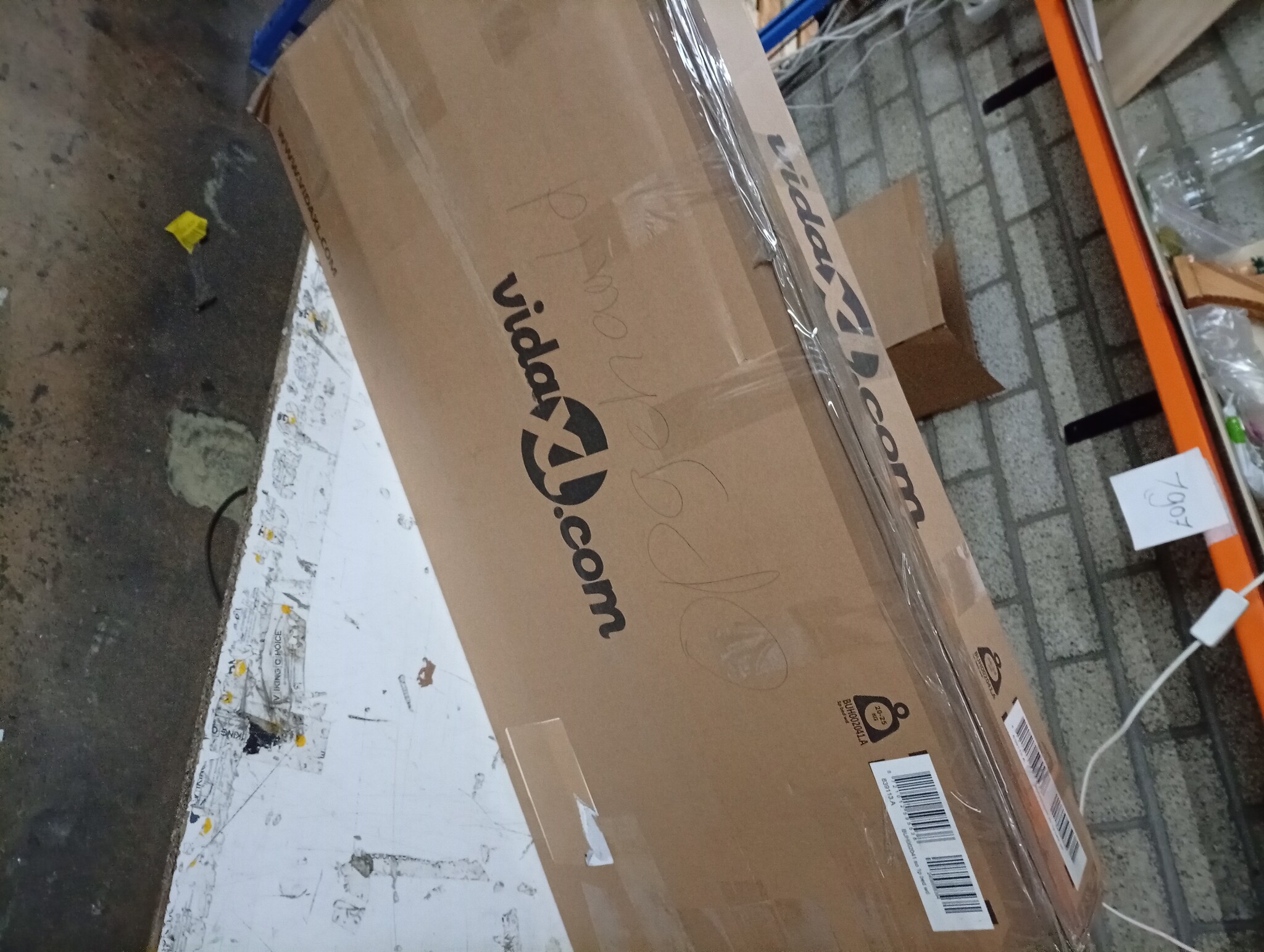 vidaXL Bedframe Sonoma Eikenhout 140x200 cm | 55% Korting | Retourdeal!