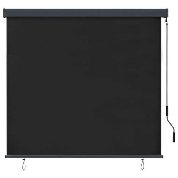 vidaXL Rolgordijn Buiten 160x250 cm Antraciet | -40% Korting!