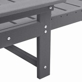 vidaXL Ligstoel Lichtgrijs Kunststof - 73% Korting! Nu 1 op voorraad!