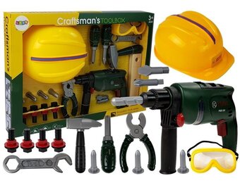 Speelgoed Klusset met Boormachine & Helm - 40% Korting!