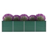 vidaXL Verhoogde Plantenbak 320x80x77cm Groen - 55% Korting!