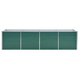 vidaXL Verhoogde Plantenbak 320x80x77cm Groen - 55% Korting!