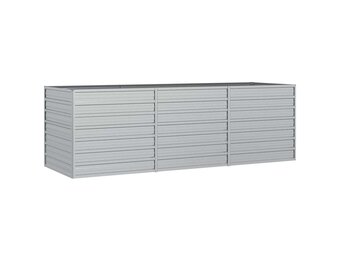 vidaXL Verhoogde Plantenbak 240x80x77cm Staal - 53% Korting!