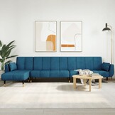 VidaXL Chaise longue Fluweel Blauw - 81% Korting! | Zo Goed Als Nieuw