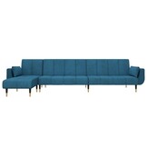 VidaXL Chaise longue Fluweel Blauw - 81% Korting! | Zo Goed Als Nieuw