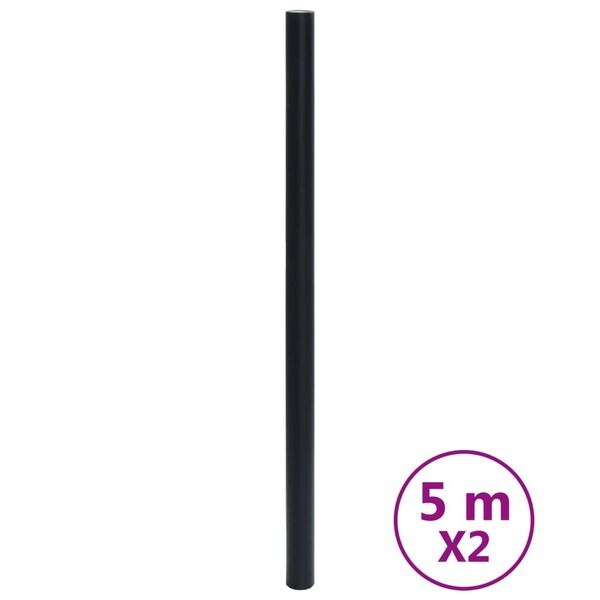 VidaXL Zelfklevend PVC Meubelfolie Matzwart 90x500cm - 80% Korting!