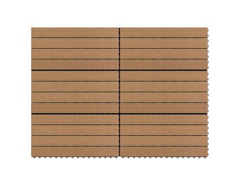 VidaXL Terrastegels HKC Bruin 60x30cm - 35% Korting - Nieuw!