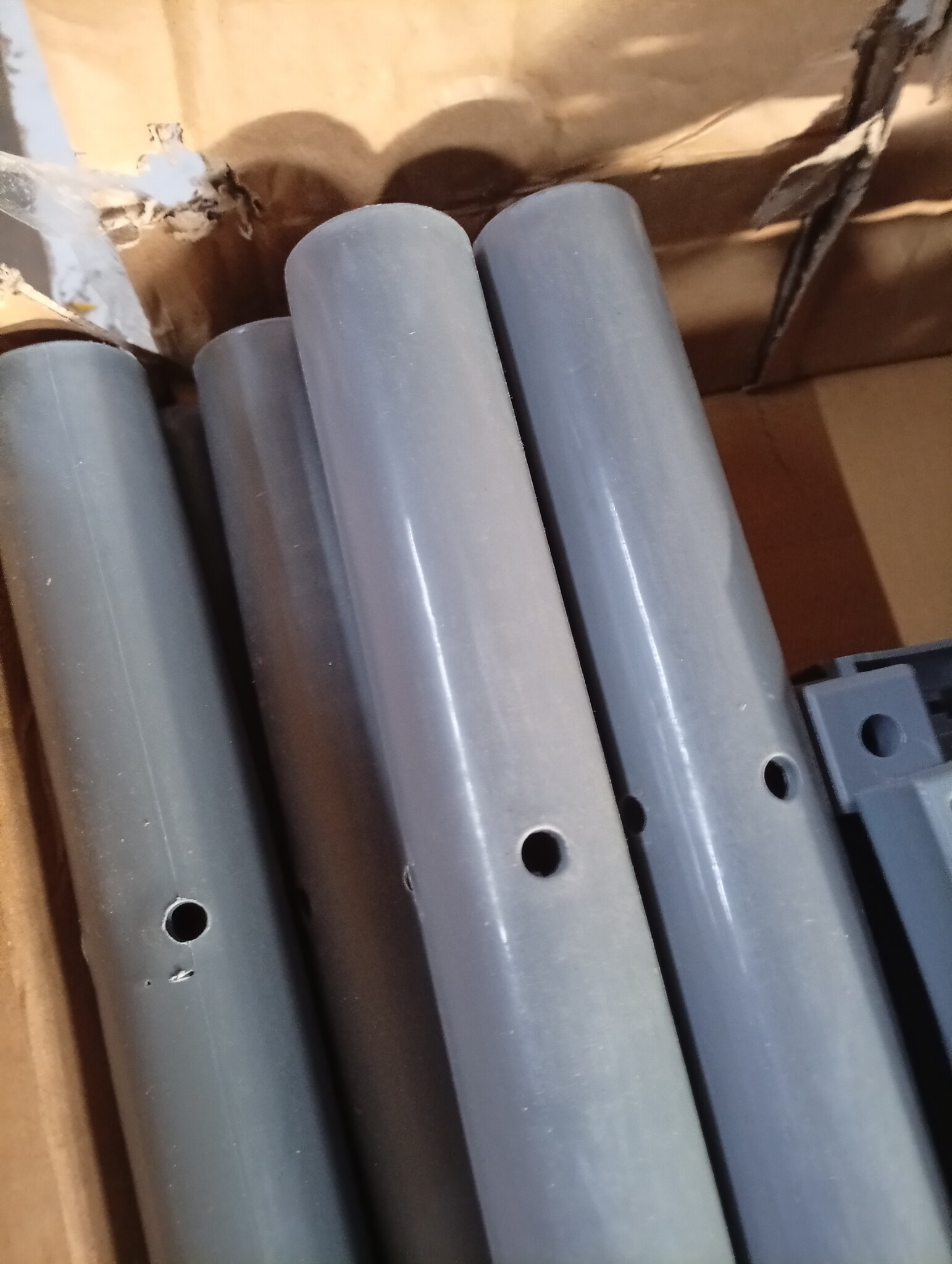 vidaXL Plantenbak met Latwerk 80x40x136cm Lichtgrijs - 55% Korting!