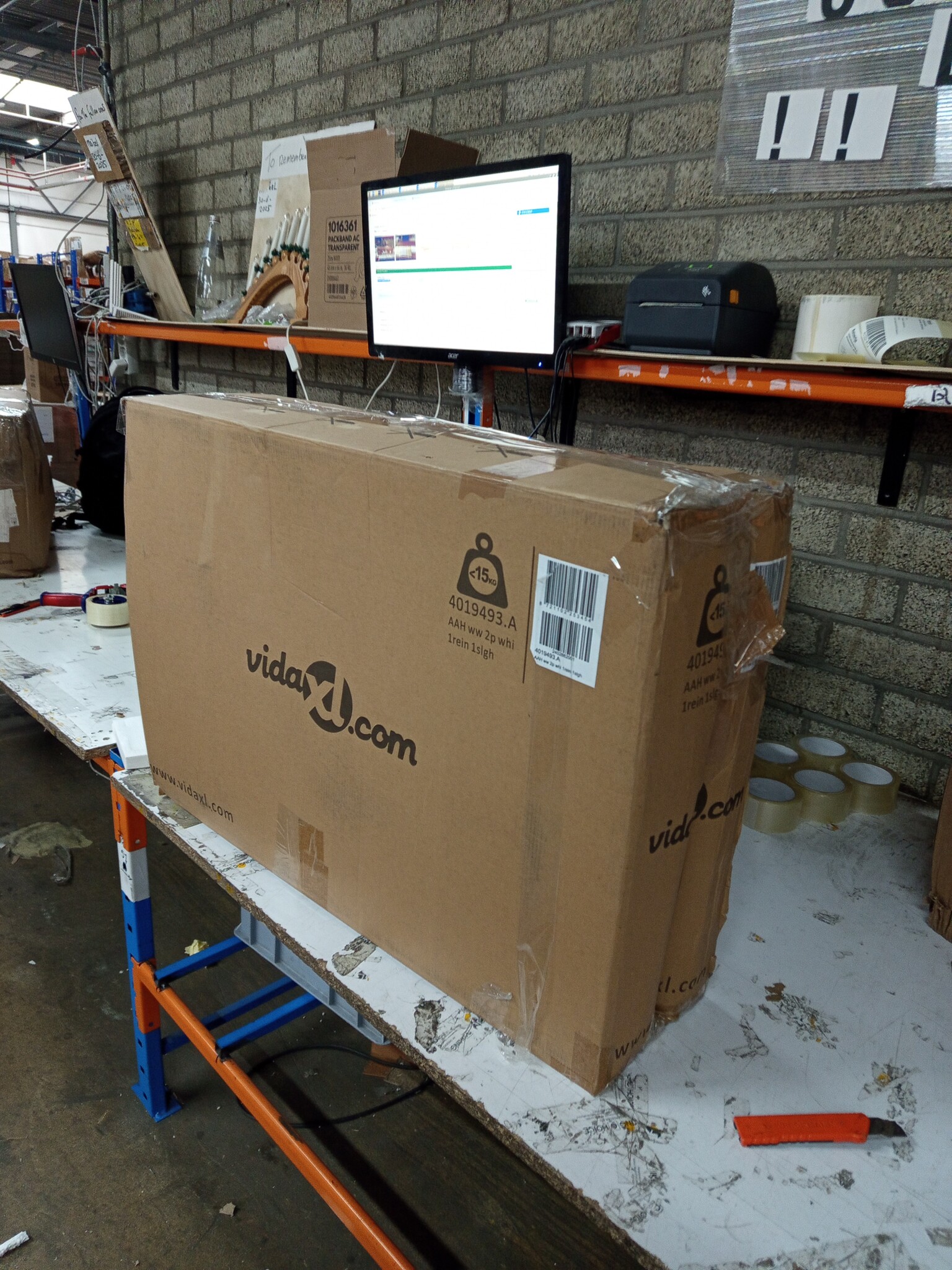 VidaXL Kerst Rendier & Slee 100 LED's (Koudwit) - 60% Korting!