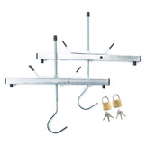 Ladderklem Imperiaal met Hangslot - 40% Korting! - Tot 28cm