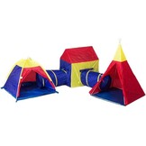 Kinder Speeltent met Tunnel & Tipi - 40% Korting! Hoge Kwaliteit Retourdeal