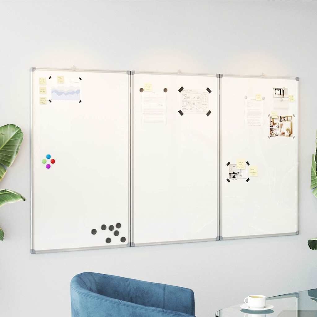 vidaXL Whiteboard Magnetisch Inklapbaar 120x80cm - 40% Korting!