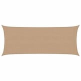 VidaXL Zonnezeil 2x4,5m HDPE Taupe - 40% Korting!