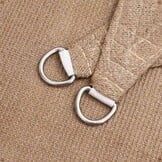 VidaXL Zonnezeil 2x4,5m HDPE Taupe - 40% Korting!