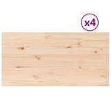 VidaXL Tafelbladen Massief Grenenhout 4x (100x50cm) - 55% Korting!