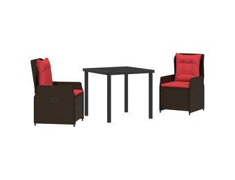 VidaXL Liggende Tuinstoelen 2 stuks Bruin Polyrotan - 48% Korting!