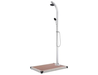 VidaXL Buitendouche 215 cm Aluminium - 60% Korting! Bijna Op!