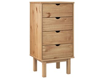 vidaXL Ladekast OTTA Grenenhout - 45x39x90cm - 60% Korting!