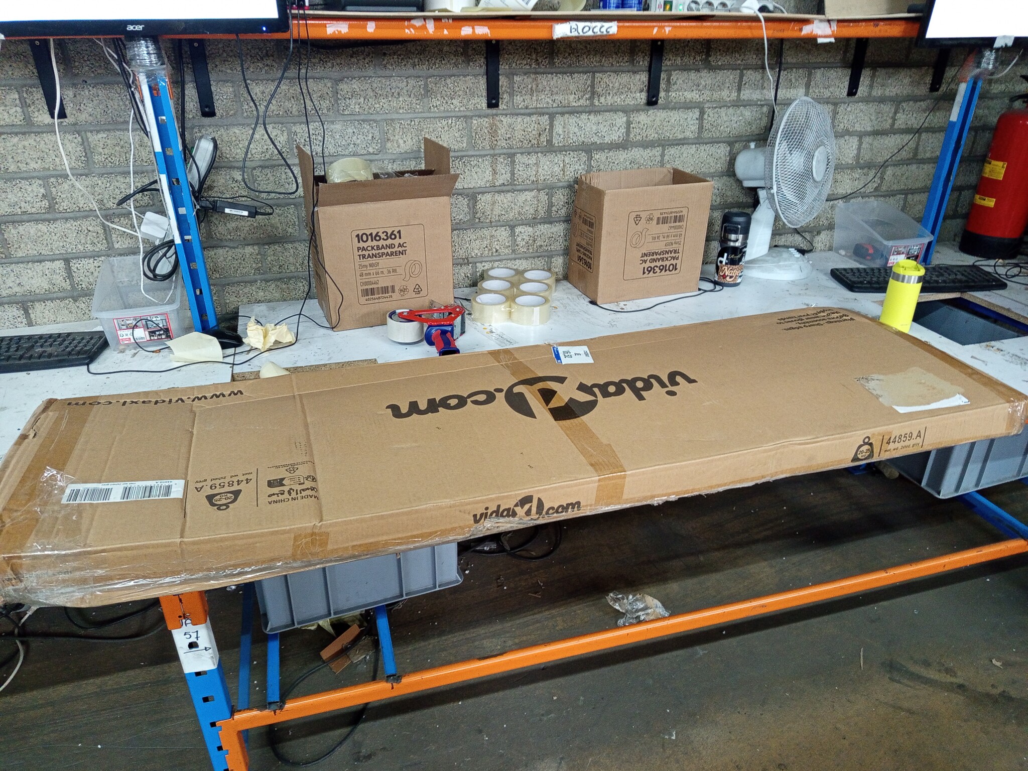 VidaXL Haardhoutschuur 330x84x152cm Grijs Staal | 60% Korting! | Kleine Deukjes