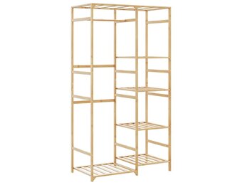 VidaXL Bamboe Kledingrek met 6 Schappen - 40% Korting!
