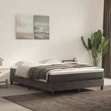 VidaXL Bedframe 140x200cm Donkergrijs Fluweel - 35% Korting! Ongebruikt!