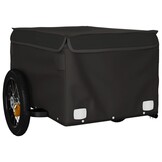 VidaXL Fietstrailer 30kg IJzer Zwart | 55% Korting! | Licht Gebruikt