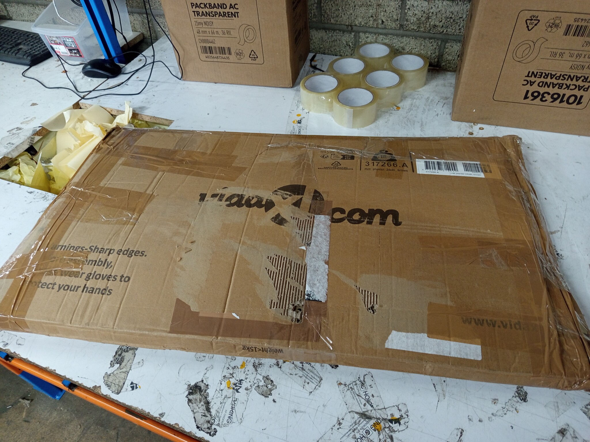 Plantenbak Verhoogd VidaXL 240x80x45 cm - 55% Korting!