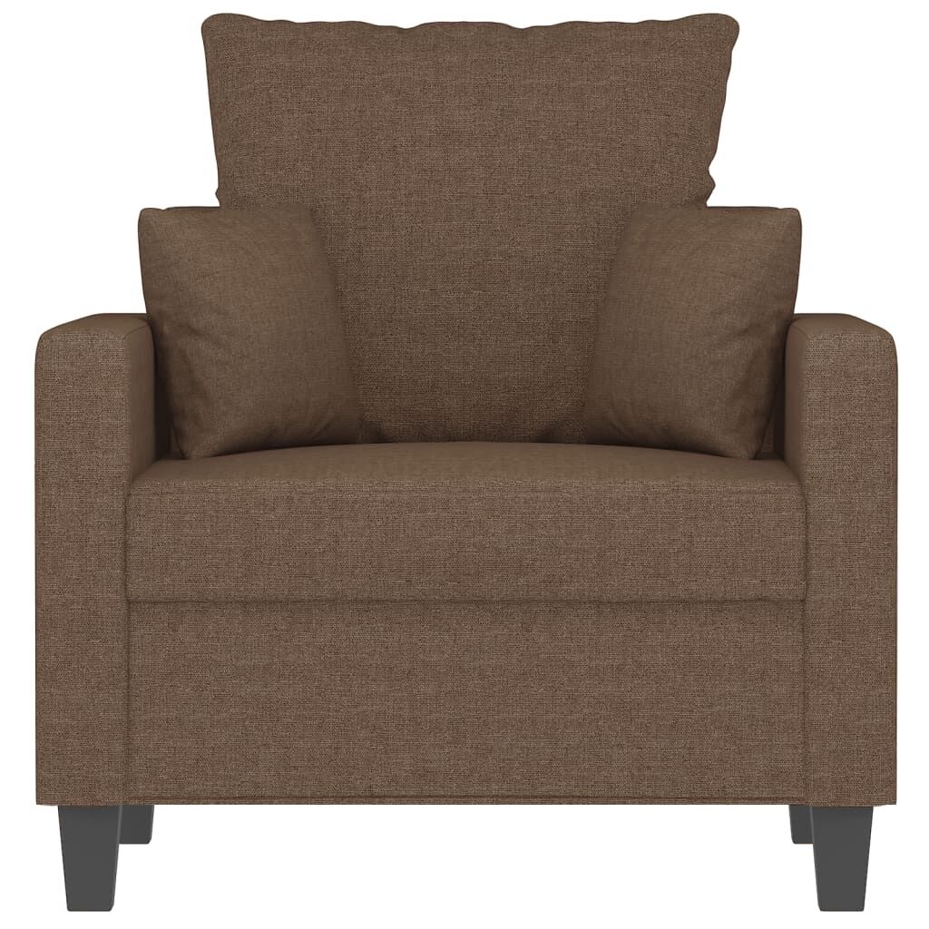 vidaXL Fauteuil Stof Bruin (60cm) - 40% Korting! Unieke Kans!