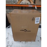 vidaXL Wasmand wilgen wit