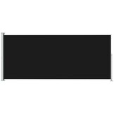vidaXL Tuinscherm uittrekbaar 180x500 cm zwart