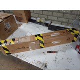 vidaXL Tuinscherm uittrekbaar 180x500 cm zwart