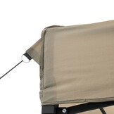 VidaXL Pop-Up Partytent Taupe (40% Korting!) - Inklapbaar met 3 Zijwanden
