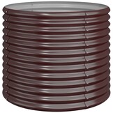 VidaXL Plantenbak Staal Bruin 80x80x68 cm - 42% Korting!