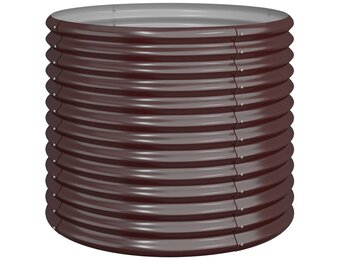 VidaXL Plantenbak Staal Bruin 80x80x68 cm - 42% Korting!