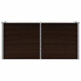 vidaXL Verhoogde Plantenbak Staal Bruin 160x40x77cm | 70% Korting!