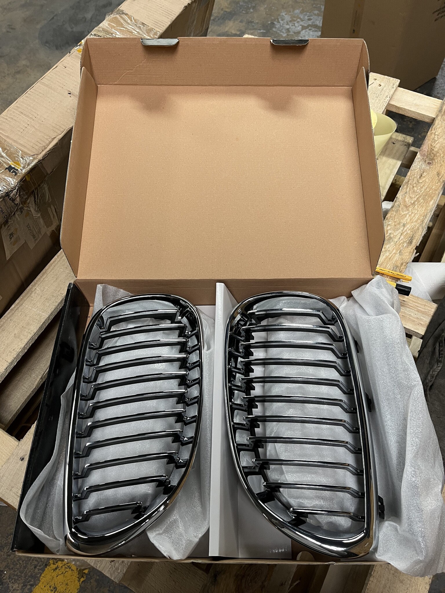 Grill BMW E60/E61 (03-10) Chroom - 56% Korting! Nieuw met garantie!