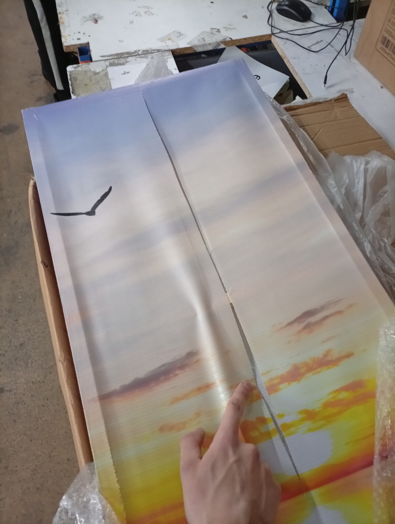 vidaXL Kamerscherm Meer Zonsondergang - 60% Korting! (160x170 cm)