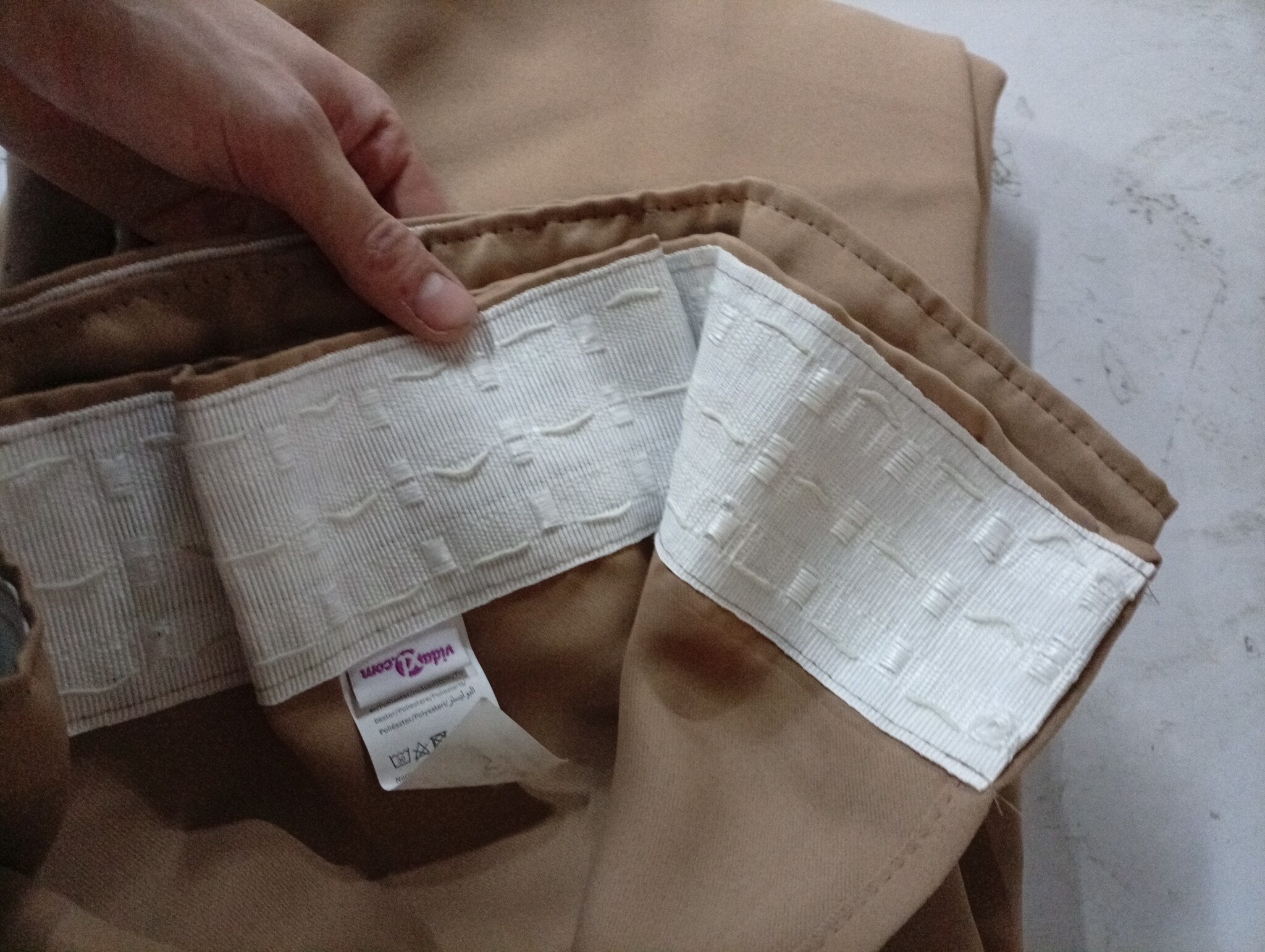 VidaXL Gordijn Verduisterend 290x245cm Taupe - 60% Korting! (Alleen Gordijn)