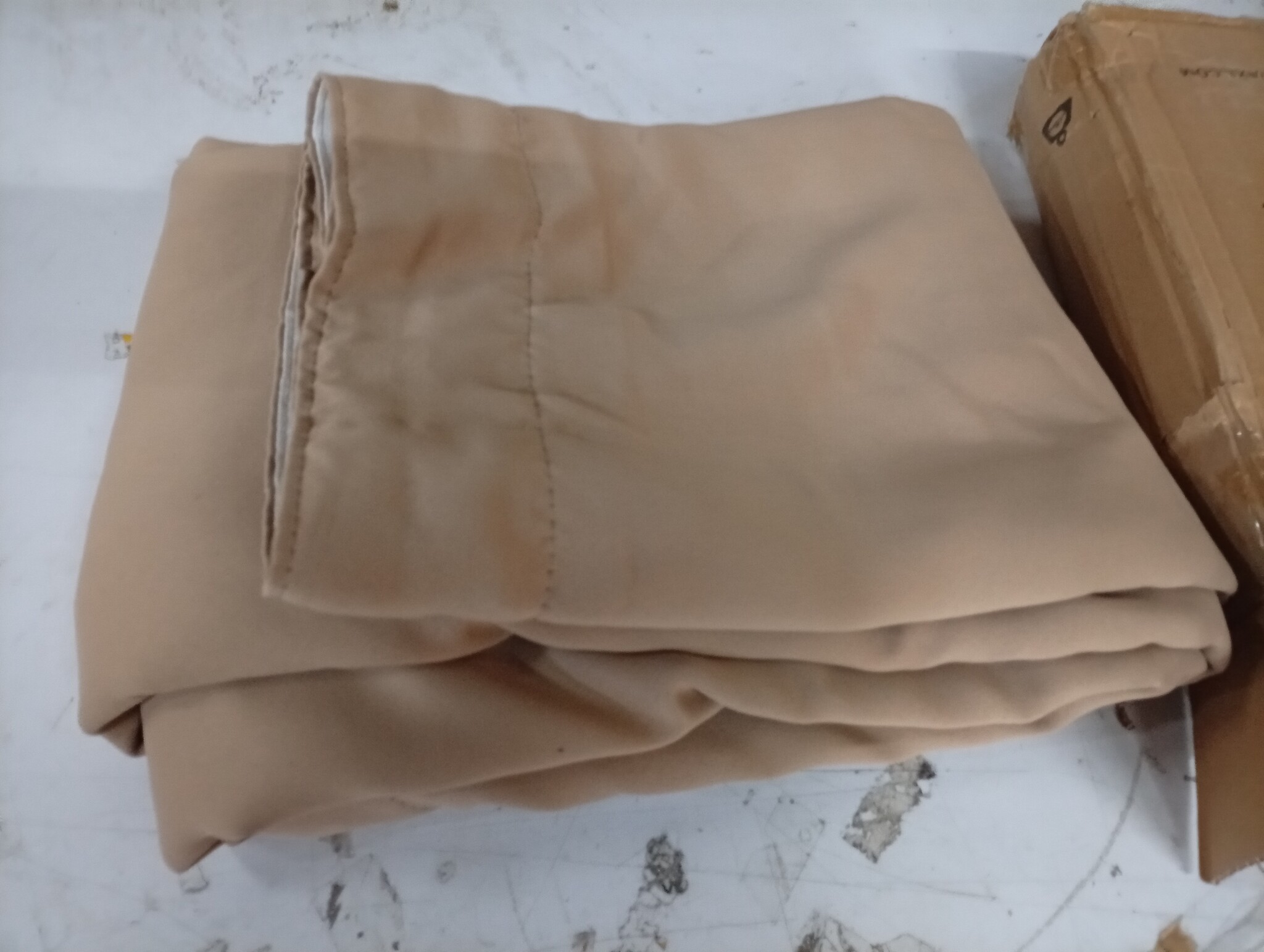 VidaXL Gordijn Verduisterend 290x245cm Taupe - 60% Korting! (Alleen Gordijn)