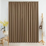 VidaXL Gordijn Verduisterend 290x245cm Taupe - 60% Korting! (Alleen Gordijn)