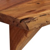 vidaXL Wandschappen 2 st massief acaciahout - 55% Korting! Uniek & Rustiek