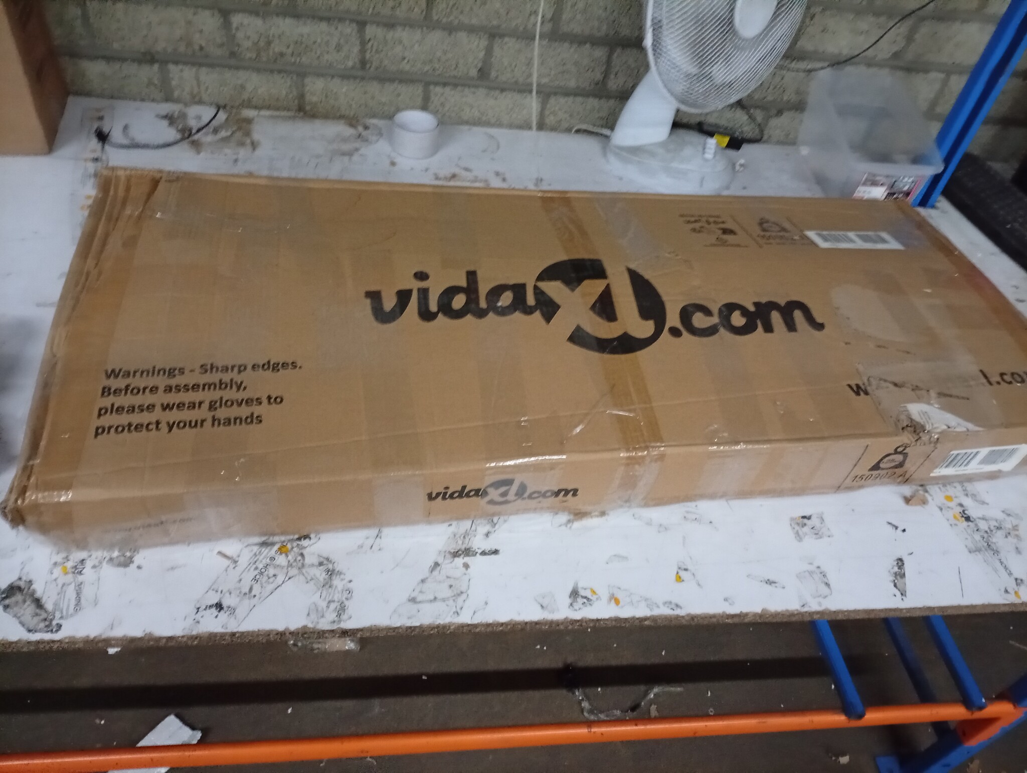 VidaXL Tuinschuur Staal Bruin - 60% Korting! (Licht Beschadigd)