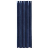 VidaXL Luxe Fluwelen Gordijnen Donkerblauw 2x 140x245cm - 40% Korting!