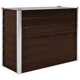 Plantenbak Verhoogd 100x40x77cm Staal Bruin - 55% Korting!