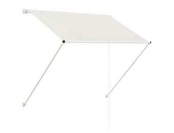 vidaXL Luifel Uittrekbaar 150x150cm Crème - 68% Korting! (Refurbished)