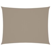 vidaXL Zonnescherm Rechthoekig 5x6m Taupe - 51% Korting!
