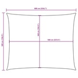 vidaXL Zonnescherm Rechthoekig 5x6m Taupe - 51% Korting!